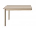 Moduł końcowy stołu biurowego Linear System End Module Muuto - 110x120cm, dębowy