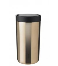 Kubek termiczny To Go Click Stelton - 200ml, ciemne złoto