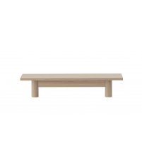 Taca do stołu biurowego Linear System Tray Muuto - dębowa, 75 cm