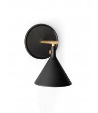 Kinkiet Cast Sconce Audo Copenhagen (dawniej Menu) - czarny, ze ściemniaczem, IP 44