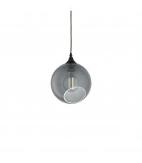 Lampa wisząca BALLROOM 20 cm Design By Us - przydymionym szklanym kloszem