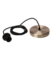 Zawieszenie do lamp Rosette brass UMAGE - czarny oplot + mosiądz