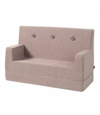 Sofa dla dzieci KK Kids by KlipKlap - delikatny róż