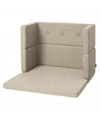 Sofa / stolik wielofunkcyjny dla dzieci KK Play Fold Square  by KlipKlap - niebieskoszary