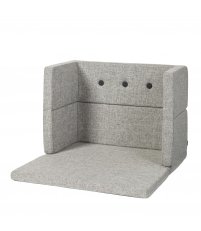 Sofa / stolik wielofunkcyjny dla dzieci KK Play Fold Square  by KlipKlap - niebieskoszary