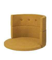 Sofka / stolik wielofunkcyjny dla dzieci KK Play Fold Circle by KlipKlap - odcienie szarości