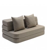 Sofa dla dzieci KK 3 Fold by KlipKlap - piaskowa