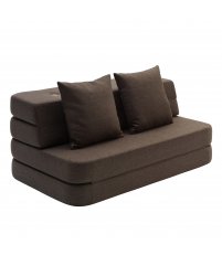 Sofa dla dzieci KK 3 Fold by KlipKlap - piaskowa