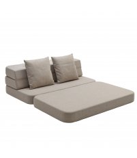 Sofa dla dzieci KK 3 Fold by KlipKlap - piaskowa