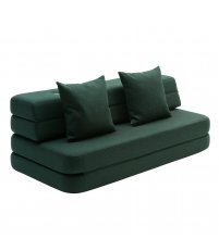Sofa dla dzieci KK 3 Fold XL Soft by KlipKlap - 140 cm, piaskowa
