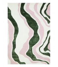 Dywan wełniany VIRTA Finarte 170 x 240 cm - biało-różowy