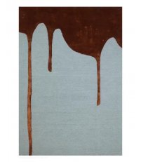 Dywan wełniany SULA light blue Finarte 170 x 240 cm - niebiesko-brązowy