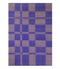 Dywan wełniany RIIMI blue Finarte 140 x 200 cm - niebieski 