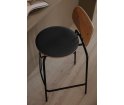 Hoker Curious Barstool UMAGE - 75 cm, naturalny dąb, złote nogi