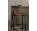 Hoker Curious Barstool UMAGE - 75 cm, naturalny dąb, złote nogi