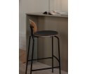 Hoker Curious Barstool UMAGE - 75 cm, naturalny dąb, złote nogi