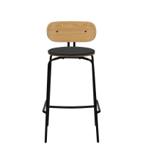 Hoker Curious Barstool UMAGE - 75 cm, shadow, czarne nogi
