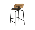 Hoker Curious Counter stool UMAGE - 65 cm, shadow, czarne nogi