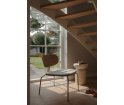 Krzesło Lounge chair Curious oak UMAGE - naturalny dąb, złote nogi