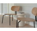 Krzesło Lounge chair Curious oak UMAGE - naturalny dąb, złote nogi