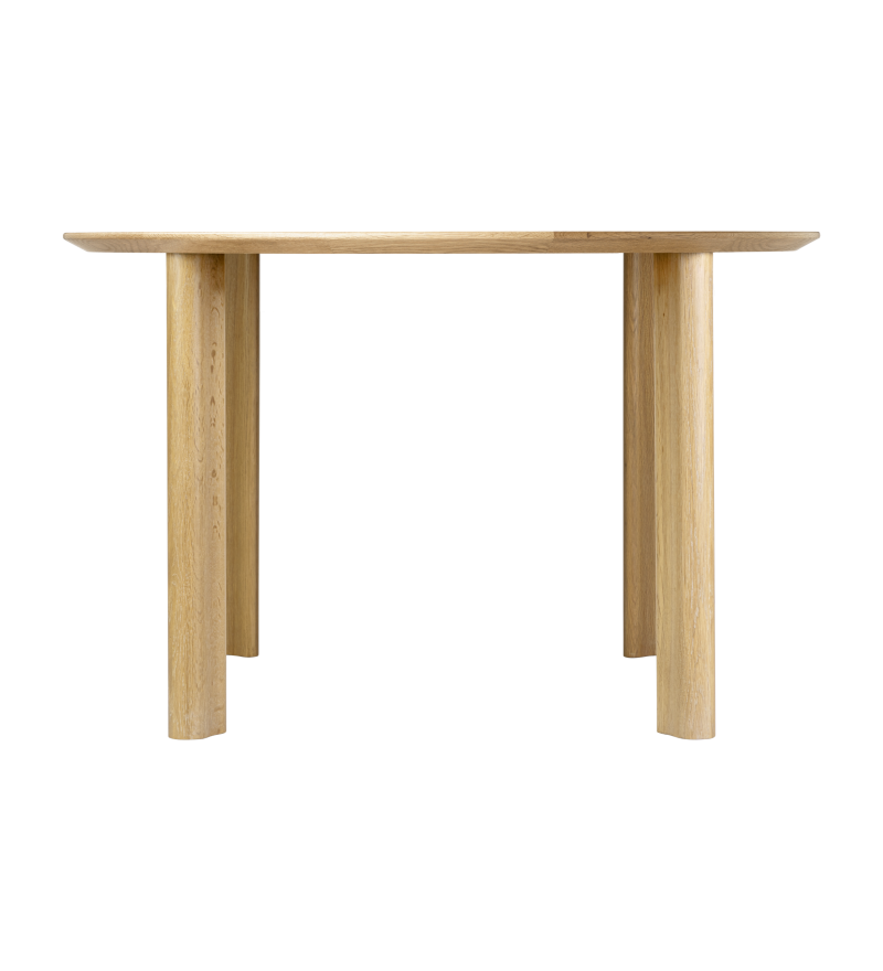 St&oacute;ł okrągły Comfort Circle Smooth oak UMAGE - naturalny dąb, średnica 120 cm, gładkie nogi