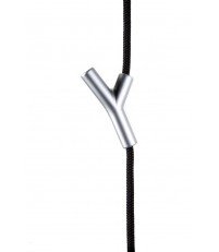 Wieszak - lina Wardrope Authentics czarno - srebrny