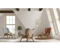 Fotel A Conversation Piece Tall oak UMAGE - naturalny dąb / sugar browney