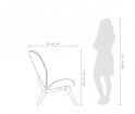 Fotel A Conversation Piece Tall oak UMAGE - naturalny dąb / sugar browney