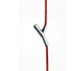 Wieszak - lina Wardrope Authentics  czerwono - srebrny