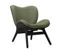 Fotel A Conversation Piece Low black oak UMAGE - czarny dąb / morning meadows