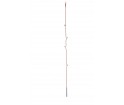 Wieszak - lina Wardrope Authentics  czerwono - srebrny