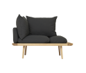 Sofa Lounge Around 1.5-seater UMAGE - dąb & shadow