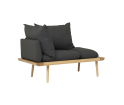 Sofa Lounge Around 1.5-seater UMAGE - dąb & shadow