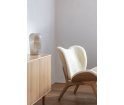 Fotel A Conversation Piece Low oak UMAGE - naturalny dąb / Teddy white