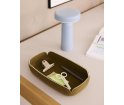 Kosz filcowy płaski RESTORE TRAY Muuto - 28x15,5 cm, brązowozielony