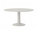 Stół Midst MUUTO - Ø140 cm, szare linoleum/szara podstawa