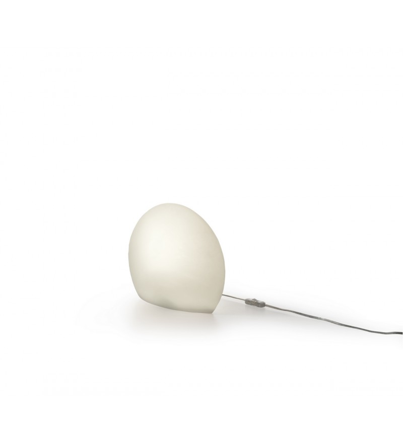 Lampa stojąca EGGO Authentics - &Oslash; 30 cm, biała