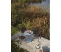Krzesło Fiber Outdoor Side Chair Tube Base Muuto - anthracite black, na zewnątrz