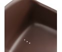 Fotel Fiber Outdoor Armchair Tube Base Muuto - grey, na zewnątrz
