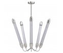 Żyrandol sufitowy Lemon Squeeze Penta long, polished steel UMAGE - stal