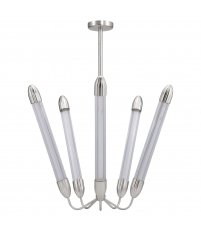 Żyrandol sufitowy Lemon Squeeze Penta long, polished steel UMAGE - stal