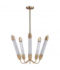 Żyrandol sufitowy Lemon Squeeze Penta short, plated brass UMAGE - mosiądz