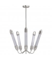 Żyrandol sufitowy Lemon Squeeze Penta short, polished steel UMAGE - stal