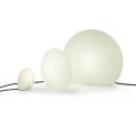 ŒNowoczesna lampa ogrodowa EGGO Authentics - Ø 30 cm, biała