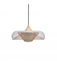 Lampa wisząca Chordis brass UMAGE - złoty dekor