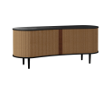 Szafka RTV Audacious Sideboard black oak UMAGE - czarny dąb / sugar brown