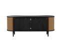 Szafka RTV Audacious Sideboard black oak UMAGE - czarny dąb / sugar brown