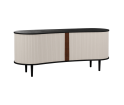 Szafka RTV Audacious Sideboard black oak UMAGE - czarny dąb / white sands