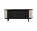 Szafka RTV Audacious Sideboard black oak UMAGE - czarny dąb / white sands