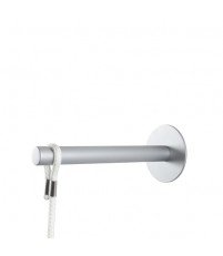 Uchwyt ścienny na wieszak - linę Wardrope Authentics - srebrny